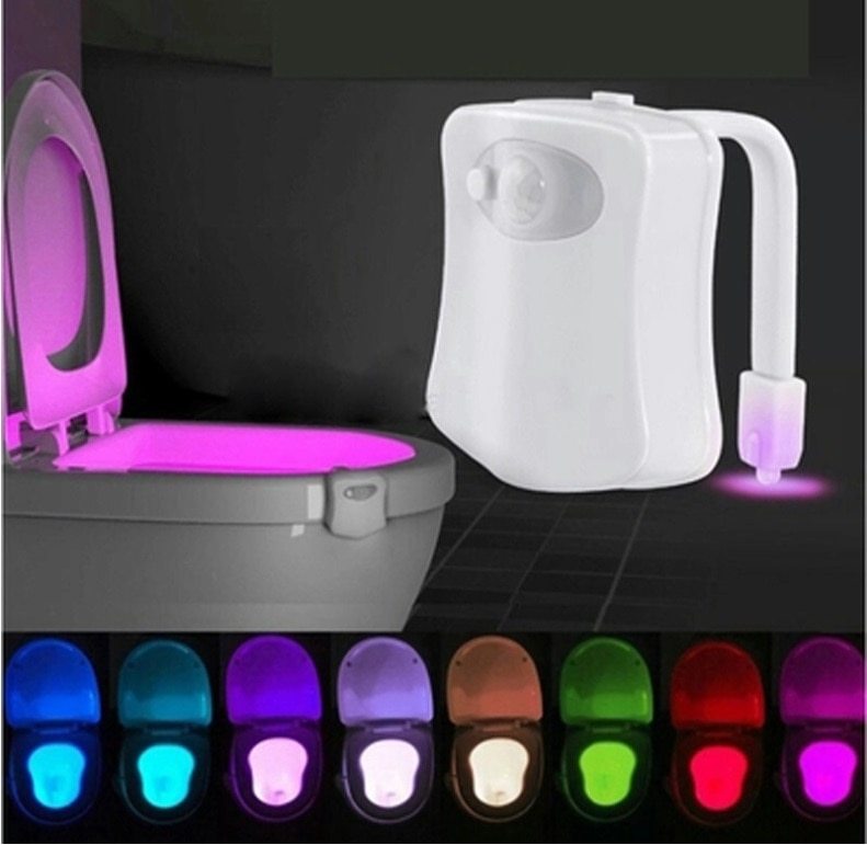 ضوء ليلي LED يعمل بالحث على المرحاض