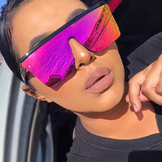 نظارات شمسية رجالية ونسائية بتصميم ريترو على شكل أظافر الأرز