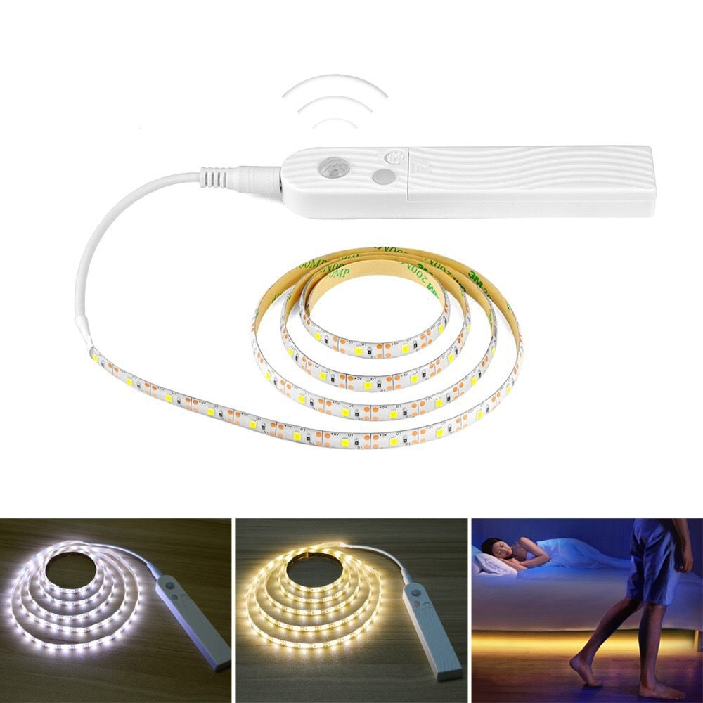 مصابيح LED مزودة بحساس حركة للمطبخ، إضاءة LED أسفل الخزانة