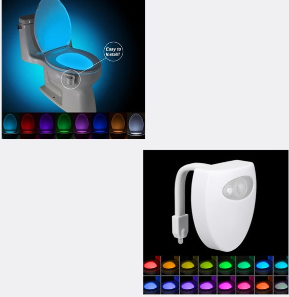 ضوء ليلي LED يعمل بالحث على المرحاض