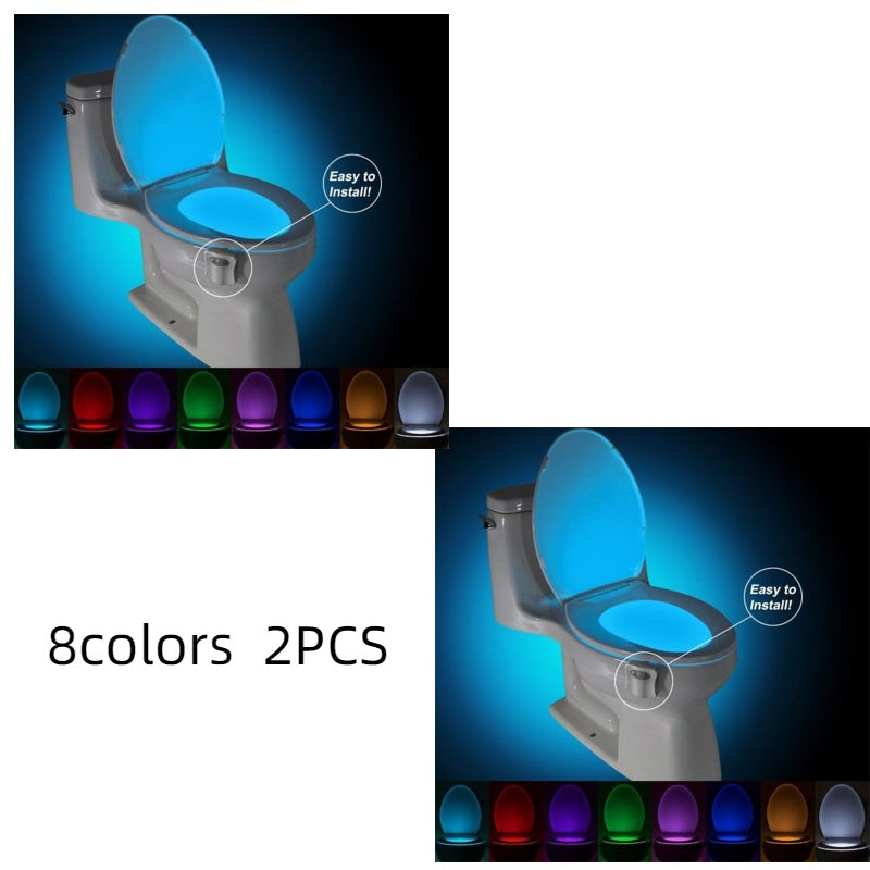 ضوء ليلي LED يعمل بالحث على المرحاض